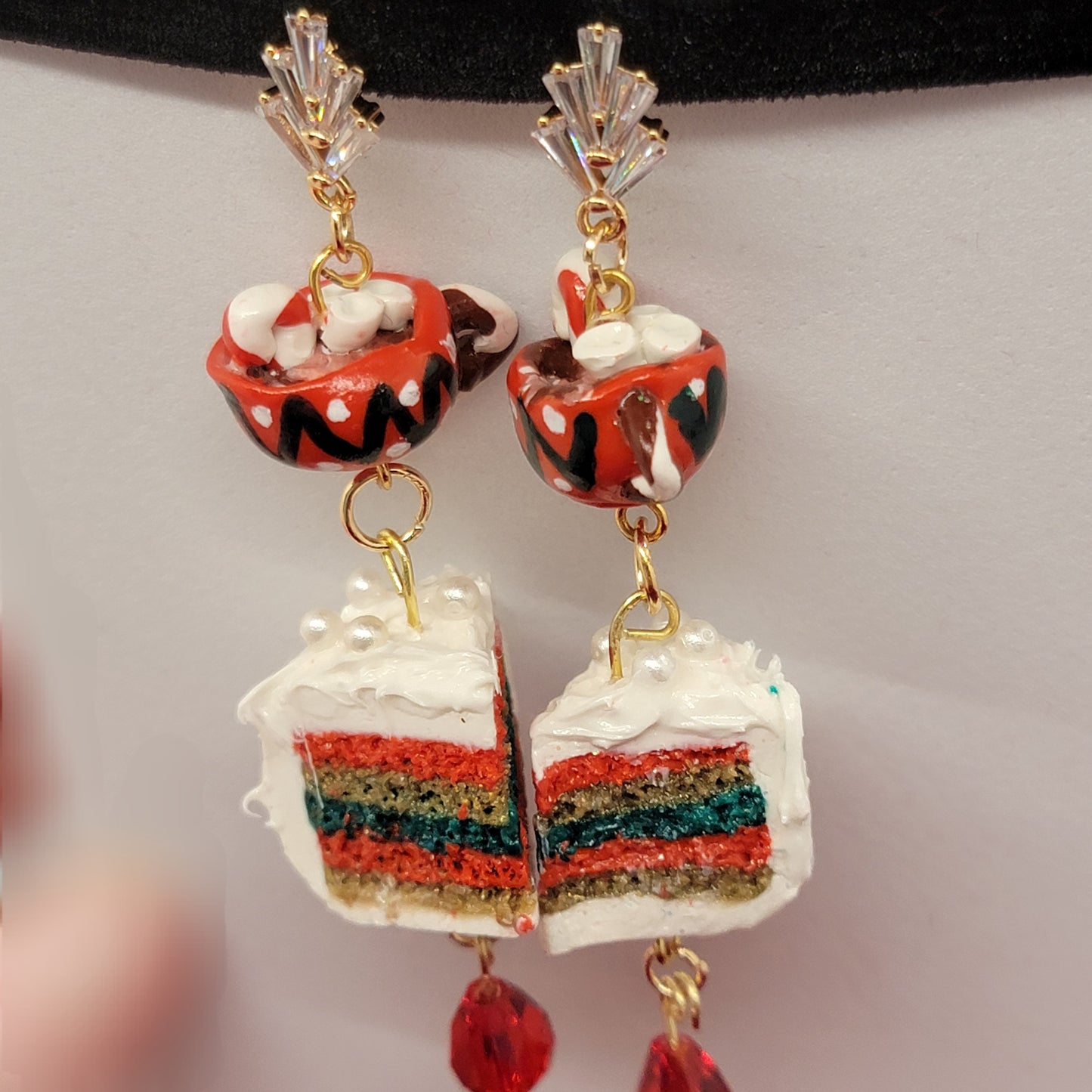 Coco mug cake earrings