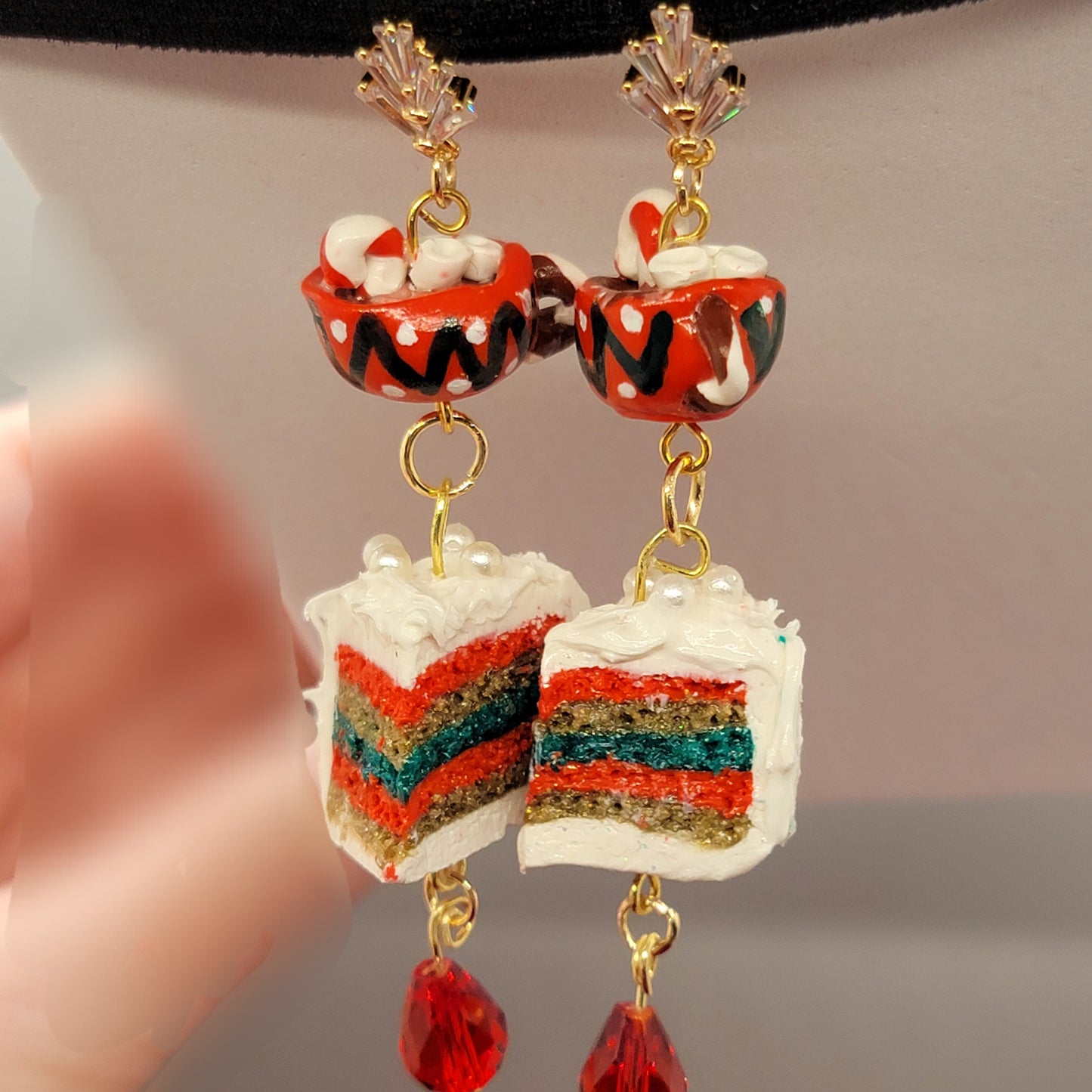 Coco mug cake earrings