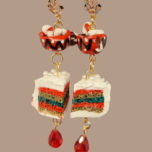 Coco mug cake earrings